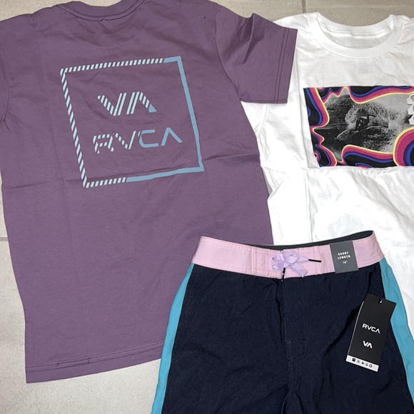 🔥 YOUTH BOYS RVCA BUNDLE BOX DEAL SWIM BUNDLE NWT 🔥 - Picture 3 of 6